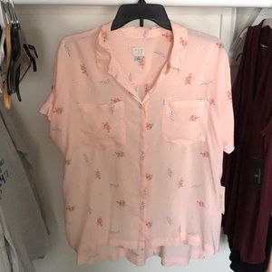 Flowy button up shirt